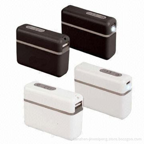 Portable Power Bank with 5200mAh Capacity, Suitable for Mobile Phones, with LED Lights